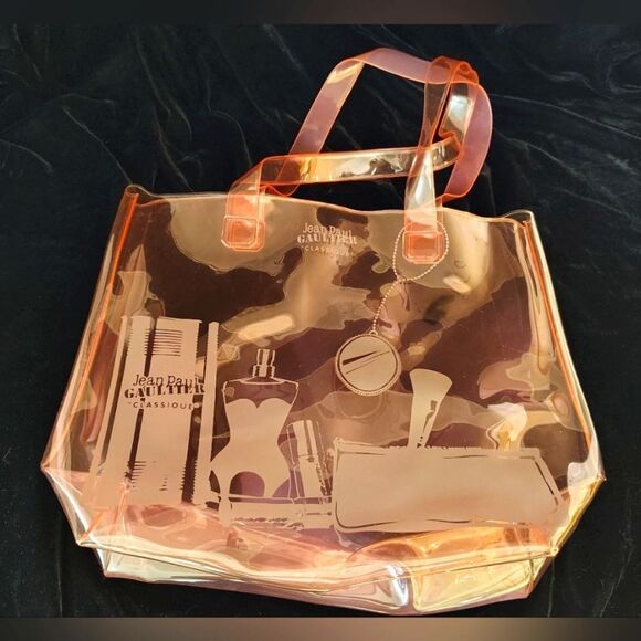 Jean Paul Gaultier Transparent Pink Tote Bag - Picture 2 of 12